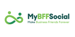 MyBFF SOCIAL branding and logo design by sandy hibbard creative