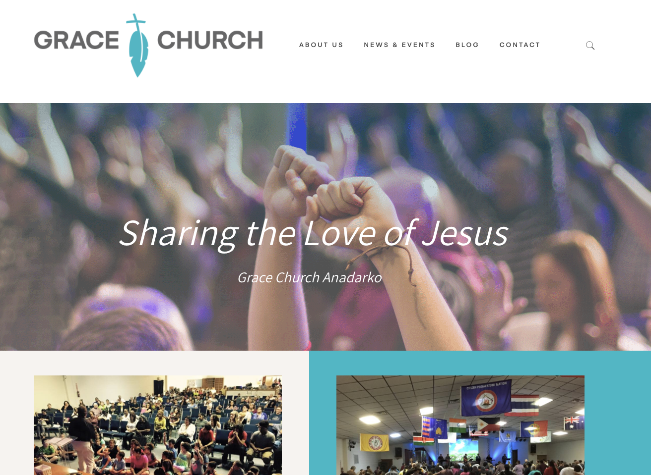 grace church website home page