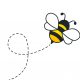 Bumble Bee buzzin around causing a buzz