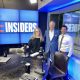 sandy hibbard with marc miller and dr bruce lund on the set of the insiders