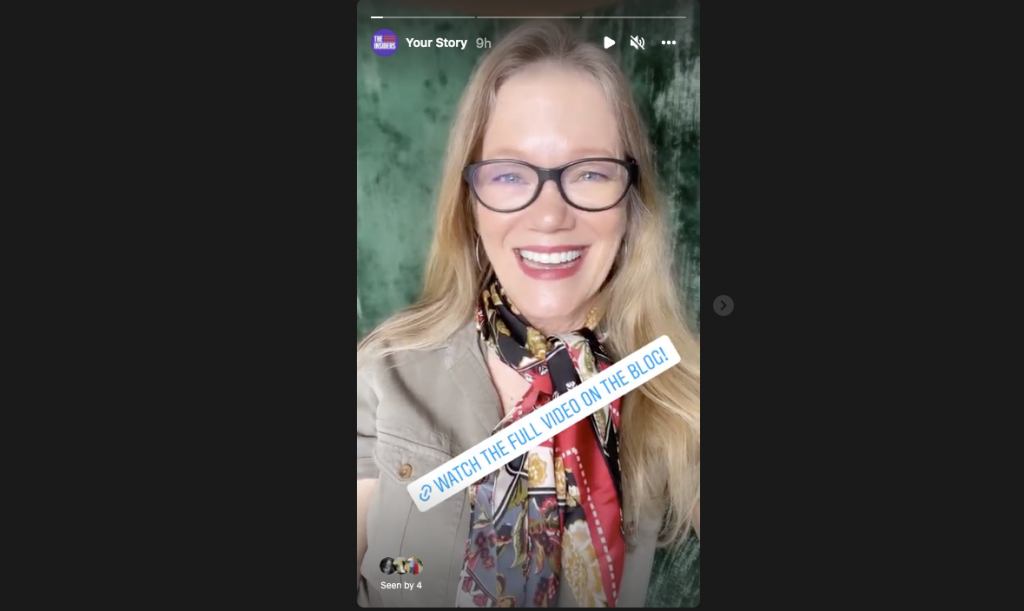 link sharing on instagram Sandy hibbard creative