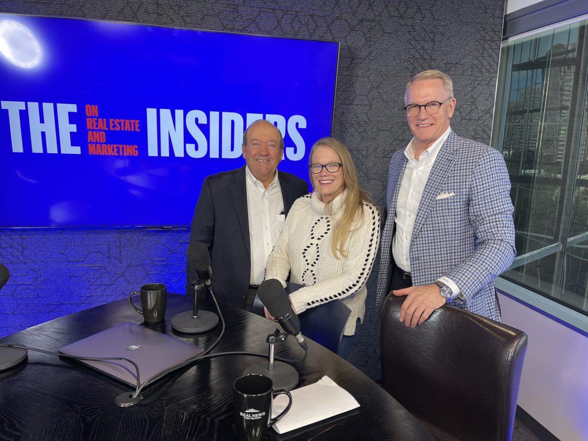 dick dillingham with sandy hibbard host of the insiders podcast and marc miller the cohost